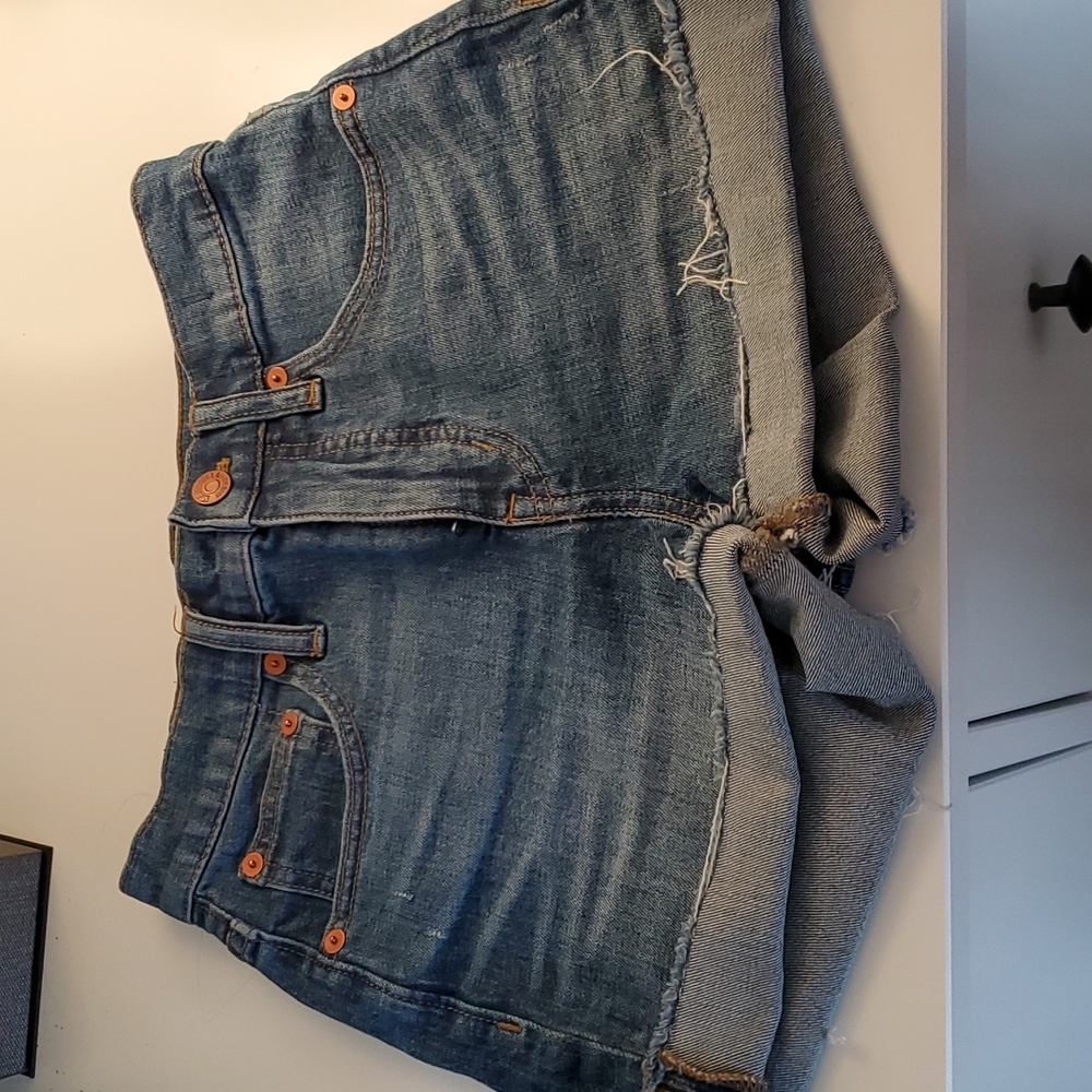 Madewell high rise denim shorts 23
